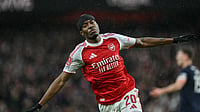 Arsenal 4-0 Wigan Athletic Highlights, FA Cup: Martinelli, Madueke, Jesus Score As Gunner Secure Dominant Win Arsenal/X : Noni Madueke celebrates after scoring goal against Wigan Athletic in English FA Cup 2025-26.