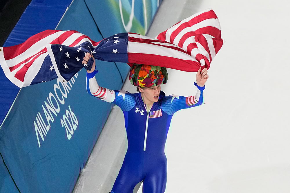 2026 Winter Olympics Day 8 Events Best Photos-Jordan Stolz