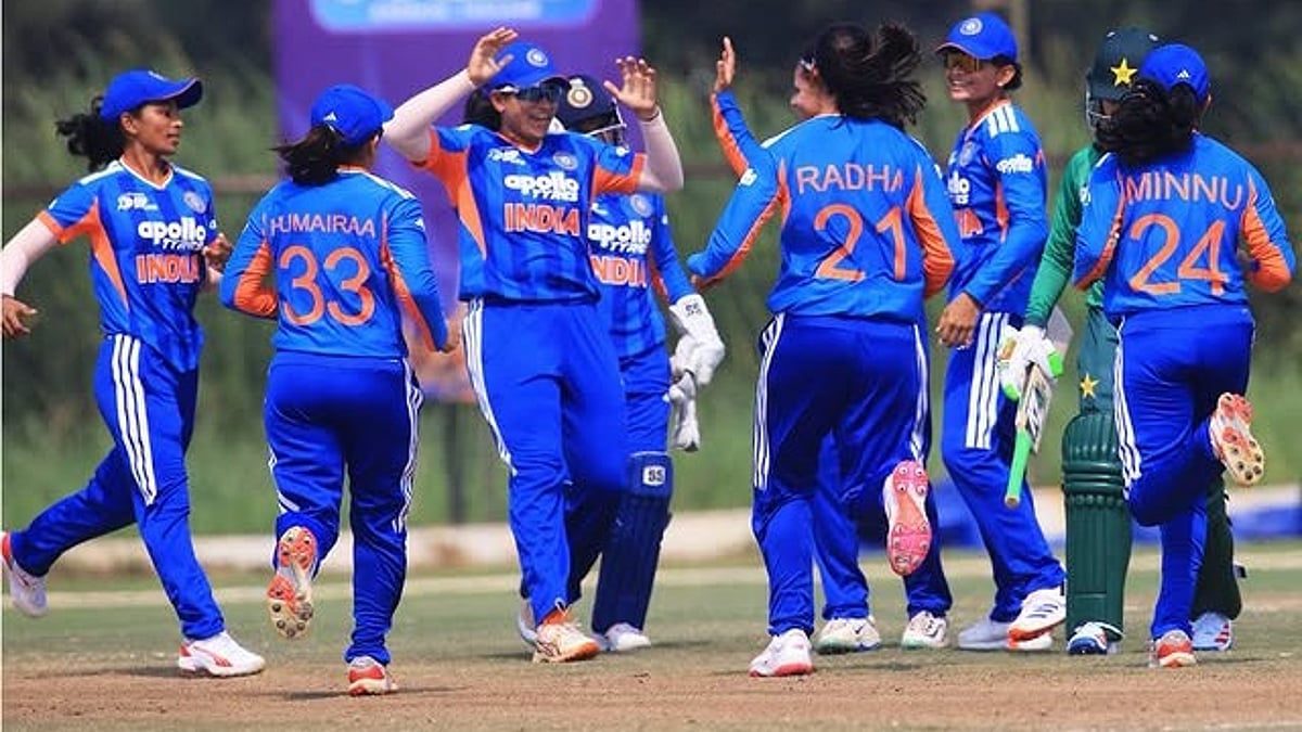 India A vs Pakistan A live score ACC Women’s Asia Cup Rising Stars 2026 Group A match 6