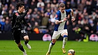 FA Cup Round Four Highlights, Sunday Clockwatch: Leeds United Pip Birmingham In Penalties; Wolves, Fulham Advance Photo: Jacob King/PA via AP : Leeds United's Ao Tanaka, left, and Birmingham City's Jay Stansfield battle for the ball during the FA Cup fourth round match in Birmingham.