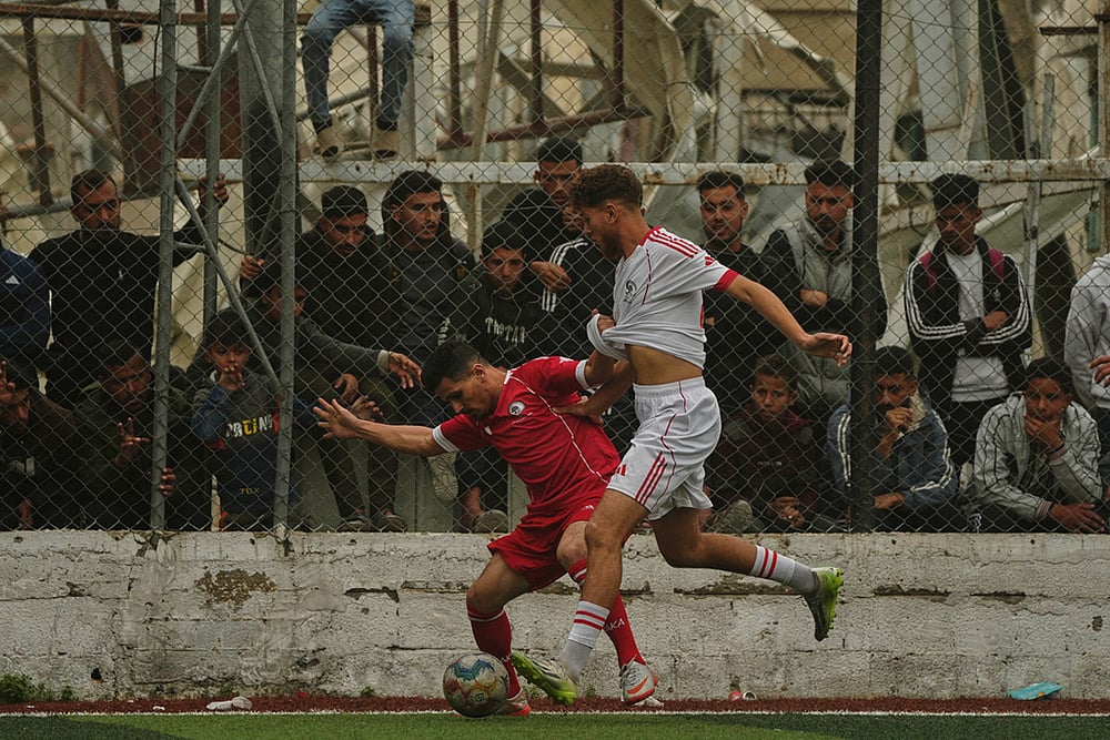 Palestinians Gaza Soccer photo-