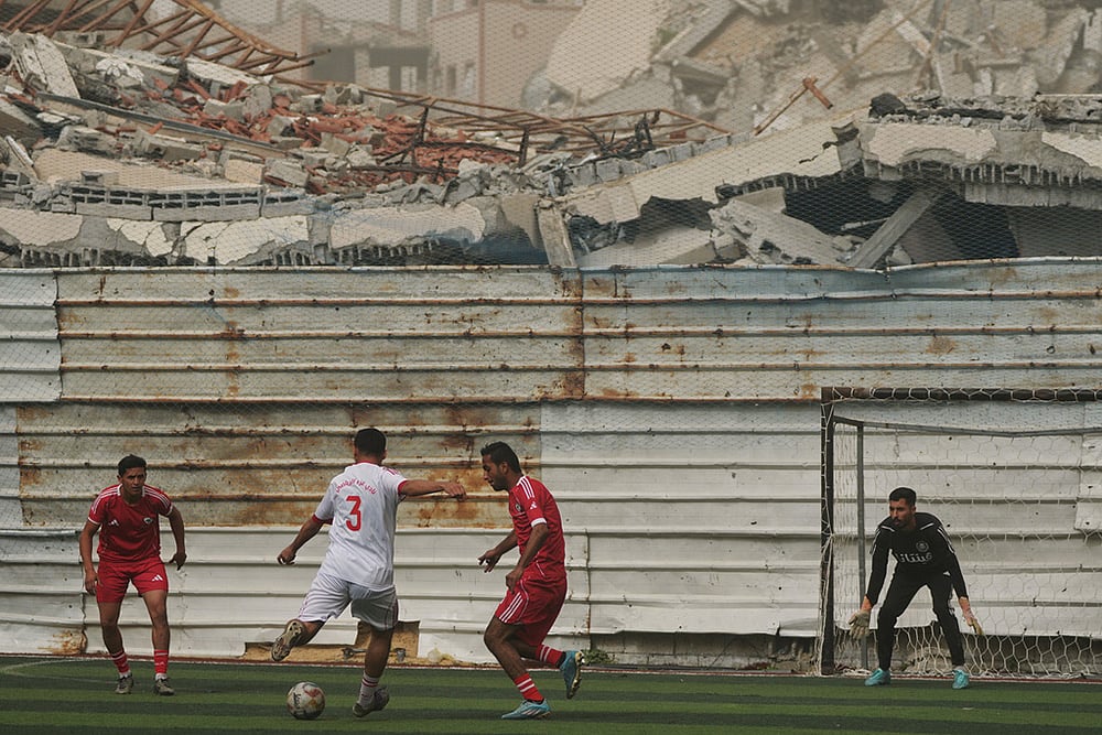 Palestinians Gaza Soccer photo-4