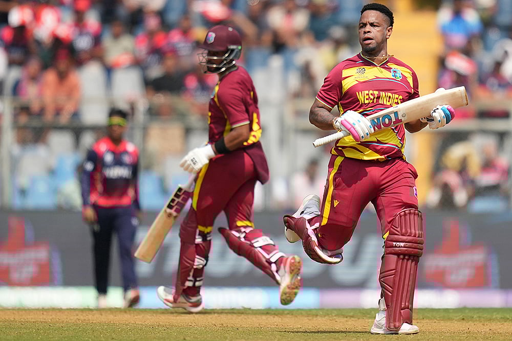 Nepal vs West Indies T20 World Cup Cricket-Shimron Hetmyer