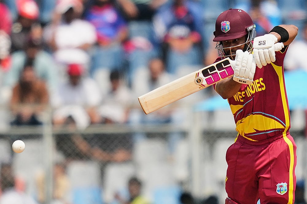 Nepal vs West Indies T20 World Cup Cricket-Shai Hope