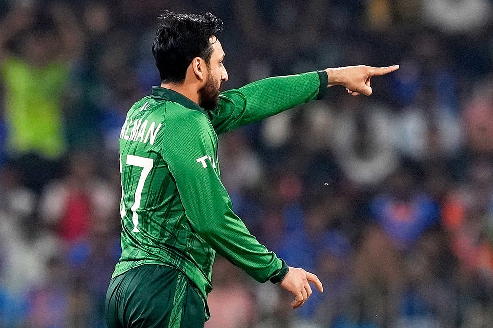 India vs Pakistan T20 World Cup Cricket-Salman Ali Agha