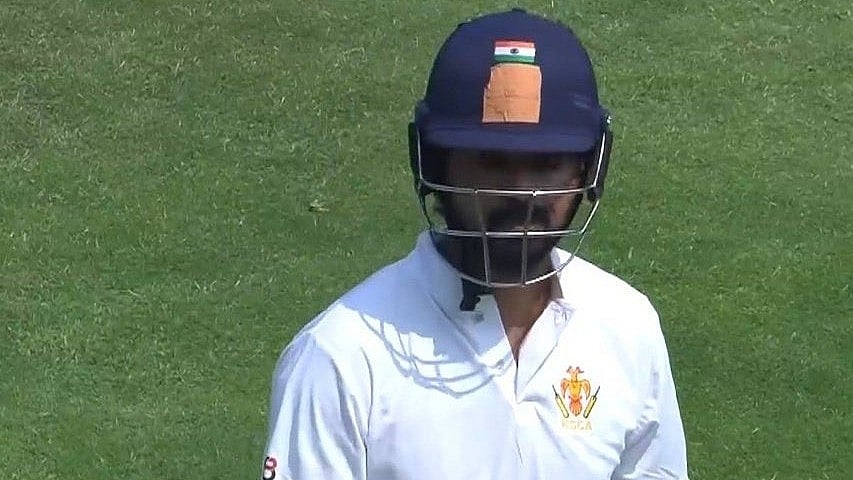 KL Rahul in action for Karnataka. - BCCI