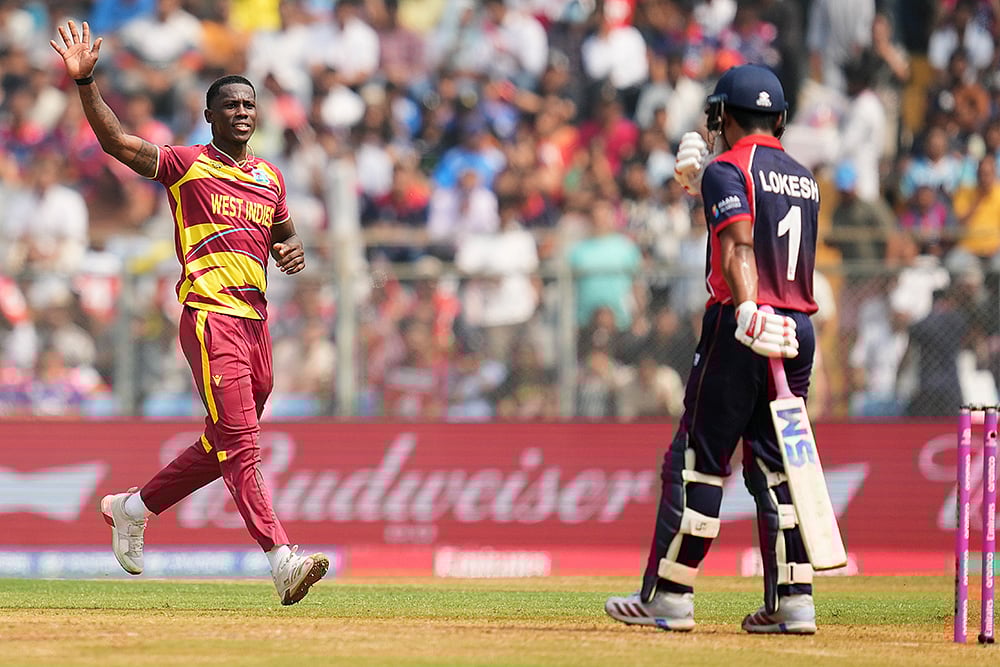 Nepal vs West Indies T20 World Cup Cricket-Shamar Joseph