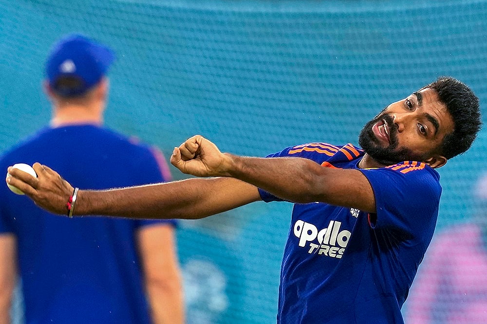 ICC Mens T20 WC 2026 IND training practice session-Jasprit Bumrah
