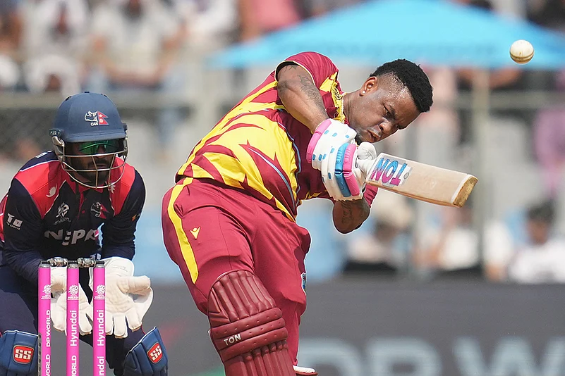 Nepal vs West Indies T20 World Cup Cricket-Shimron Hetmyer