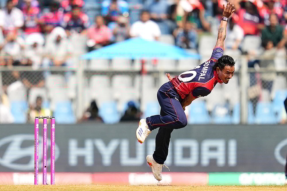 Nepal vs West Indies T20 World Cup Cricket-Sompal Kami