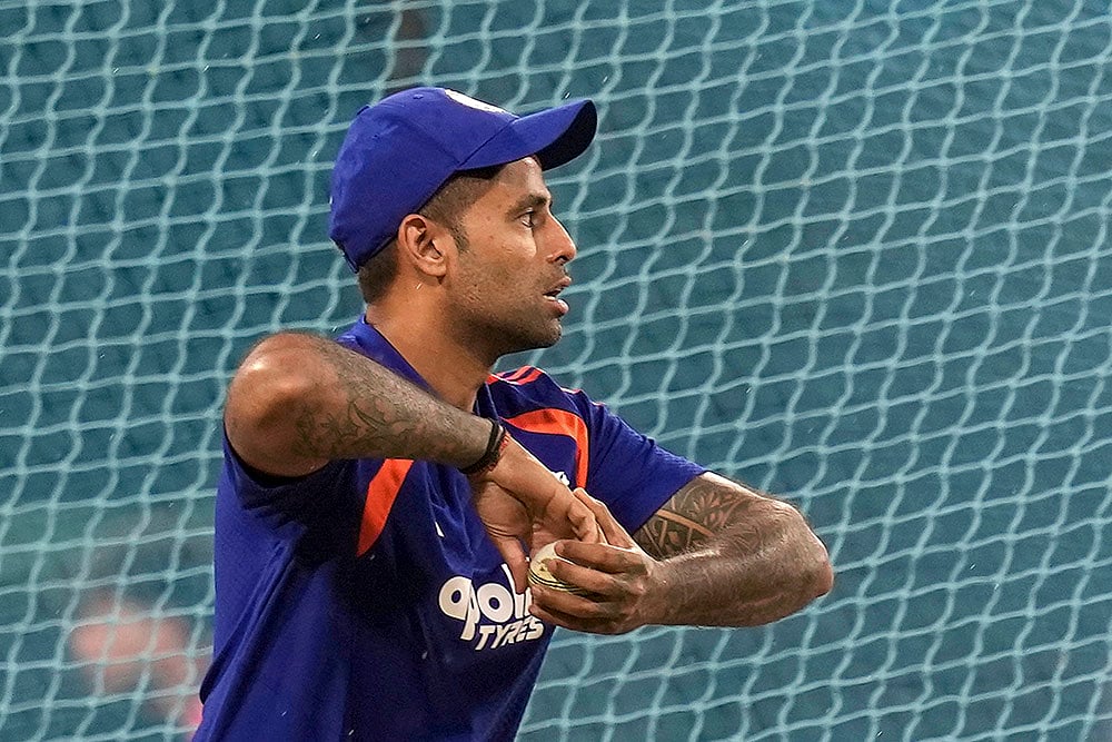 ICC Mens T20 WC 2026 IND training practice session-Suryakumar Yadav