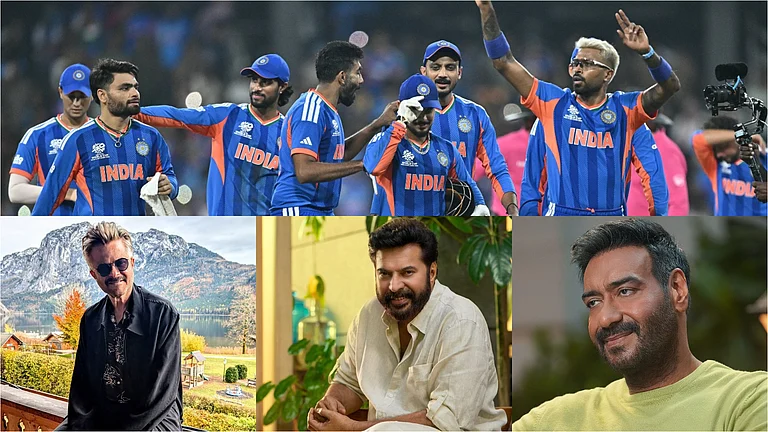 Celebs react to India's win over Pak in the T20 World Cup 2026 - Above image - ICC/Celebs pics - Instagram