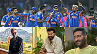 Ind Vs Pak T20 World Cup 2026: Ajay Devgn, Mammootty, Anil Kapoor And Others Celebrate India's Win Above image - ICC/Celebs pics - Instagram : Celebs react to India's win over Pak in the T20 World Cup 2026