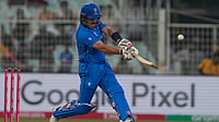 England Vs Italy Live Score, T20 World Cup 2026: Azzurri Need 25 Runs Off Last Over To Go Past ENG AP Photo/Bikas Das : Italy's all-rounder Ben Manenti departs after slamming a 25-ball 60 against England at the Eden Gardens in Kolkata on February 16, 2026.