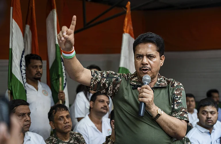 Bhupen Kumar Borah, president of Assam Congress committee speaks during celebrate after Indian armed forces carried out Operation Sindoor
- Source: IMAGO / imagebroker