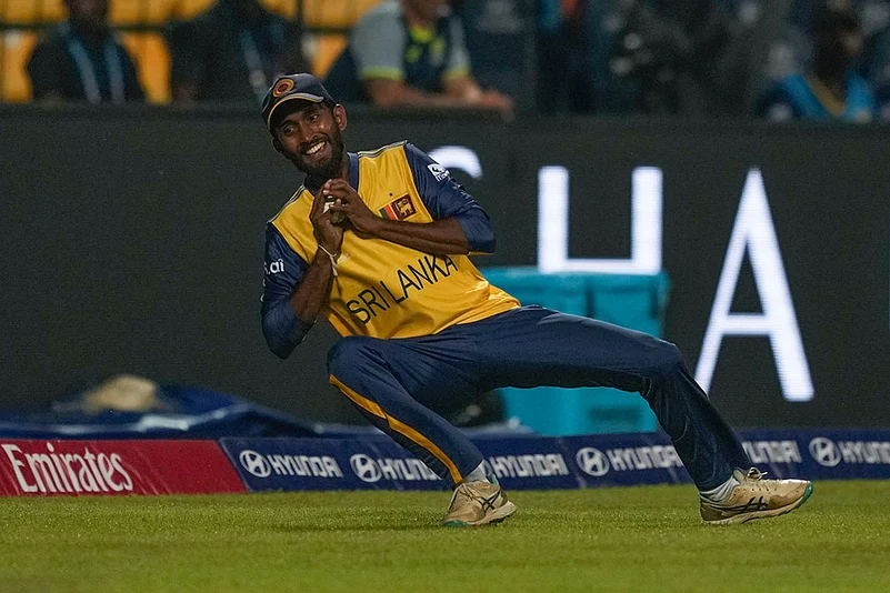 T20 WCup Cricket Australia vs Sri Lanka Dushan Hemantha