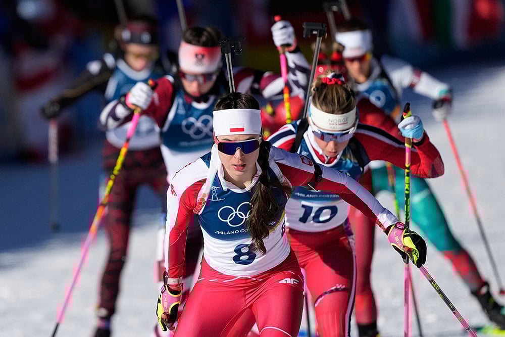 Milan Cortina Winter Olympics Day 9 photo highlights-Kamila Zuk, of Poland