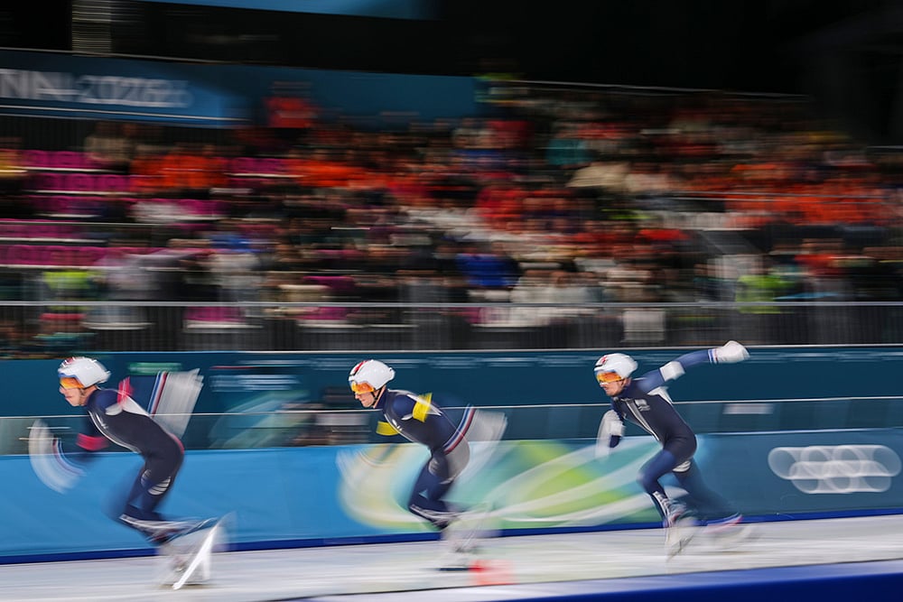 Milan Cortina Winter Olympics Day 9 photo highlights-pursuit quarterfinals speedskating race