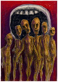 |Artwork by Vikas Thakur : The Normalisation of Hate Speech