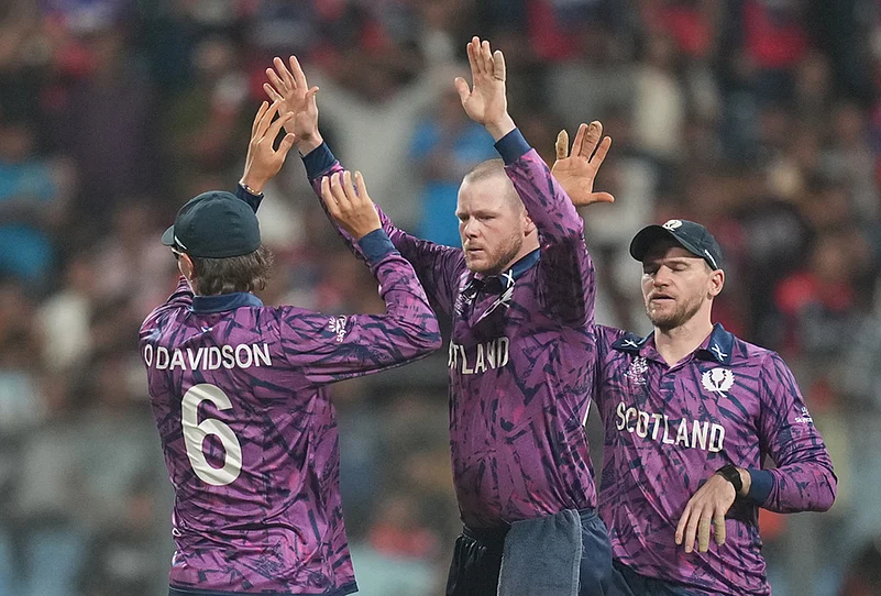 Nepal Scotland T20 World Cup Cricket-Michael Leask