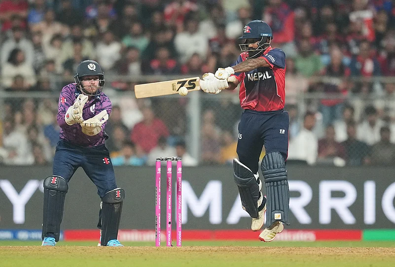 Nepal Scotland T20 World Cup Cricket-Dipendra Singh Airee
