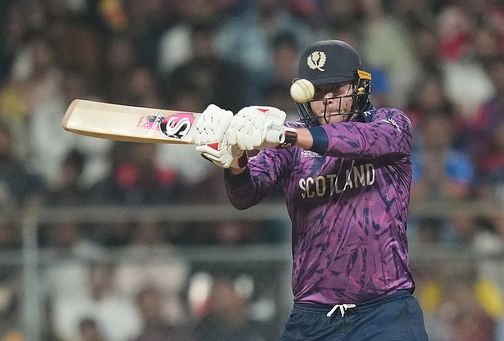 Nepal Scotland T20 World Cup Cricket-Michael Leask