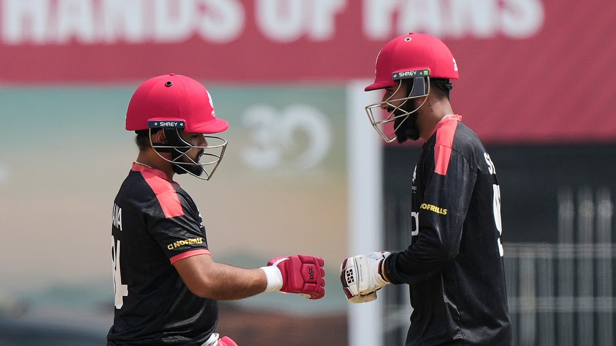 Yuvraj Samra and Dilpreet Bajwa in action in New Zealand vs Canada ICC T20 World Cup 2026 Group D clash at Chennai.  - AP Photo 