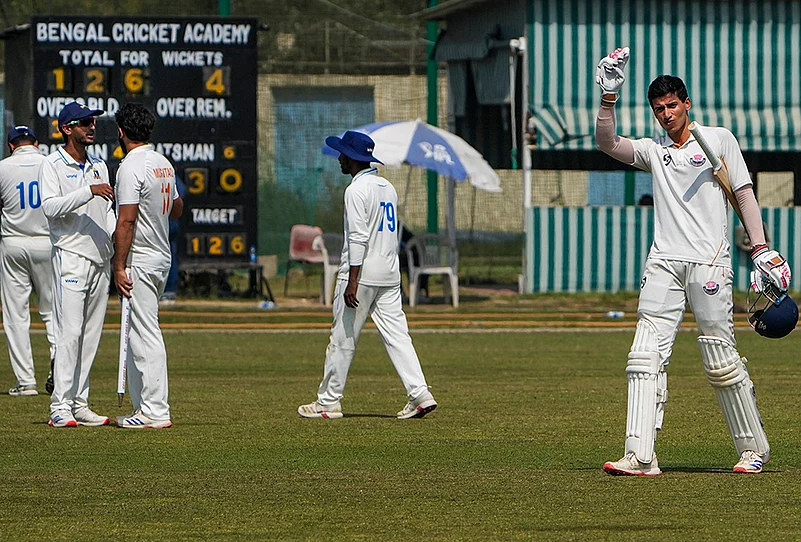Jammu and Kashmir vs Bengal Ranji Trophy semifinal cricket match-Vanshaj Sharma
