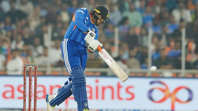 Abhishek Sharma dismissed for 15 against South Africa in the ICC T20 World Cup 2026 Super 8s opener - BCCI/X