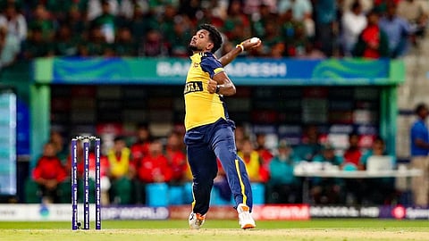File photo of Sri Lanka fast bowler Matheesha Pathirana.
