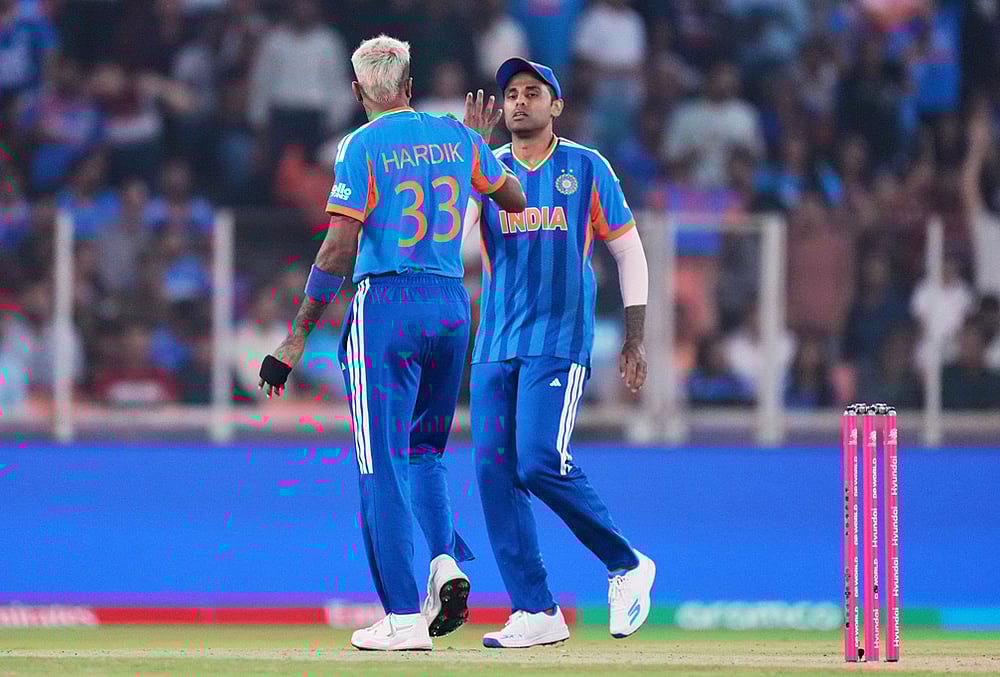 India Vs Netherlands ICC T20 World Cup Cricket-20-Hardik Pandya