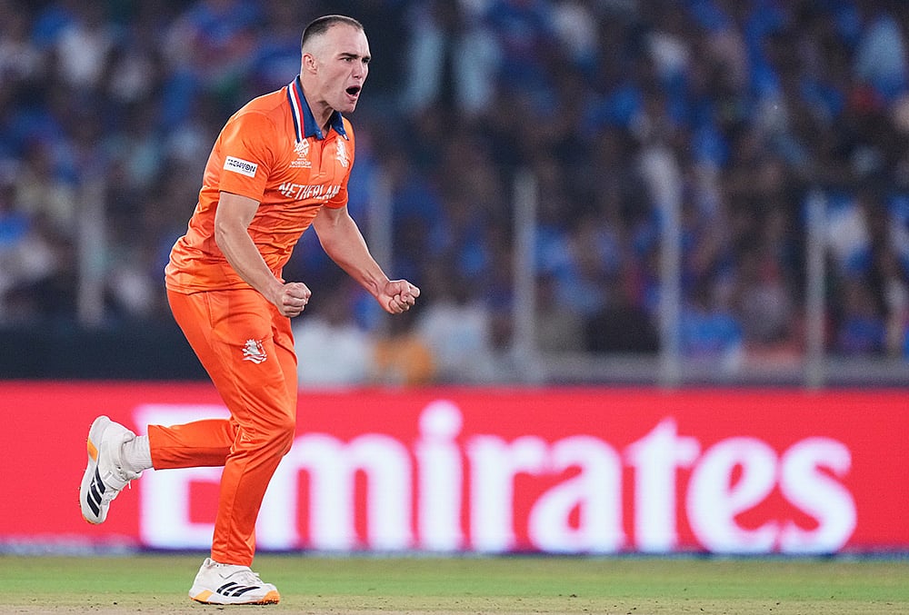 India Vs Netherlands ICC T20 World Cup Cricket-Kyle Klein