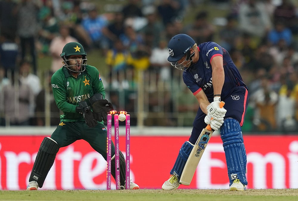 Namibia vs Pakistan T20 World Cup Cricket-Ruben Trumpelmann