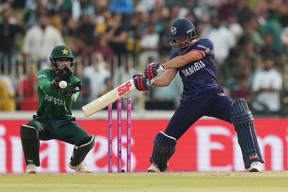 Pakistan Namibia T20 WCup Cricket Louren Steenkamp