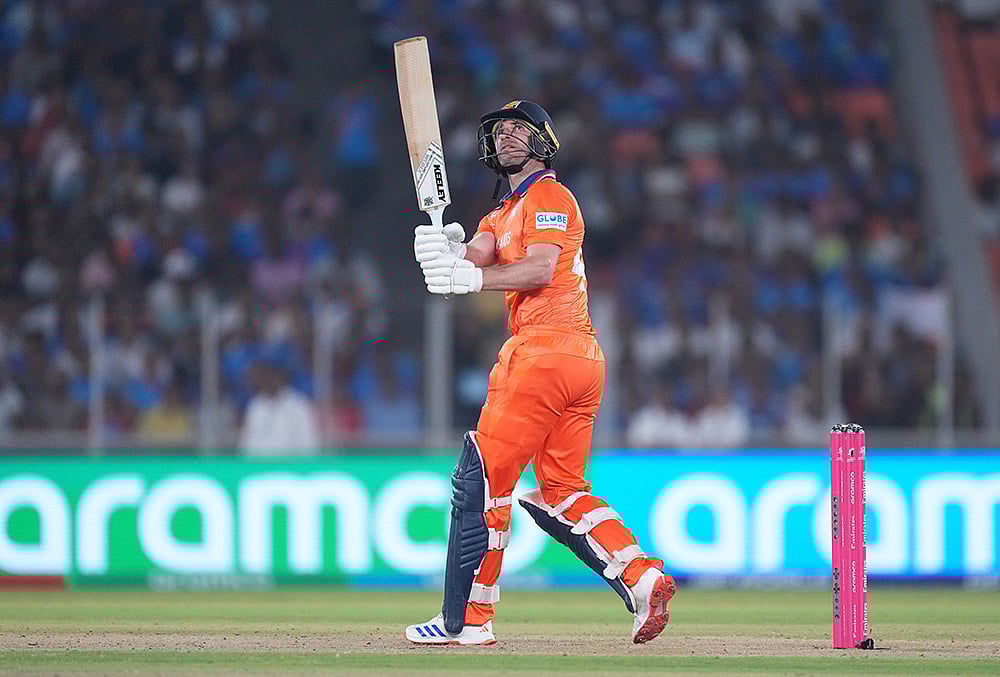 India Vs Netherlands ICC T20 World Cup Cricket-Colin Ackermann