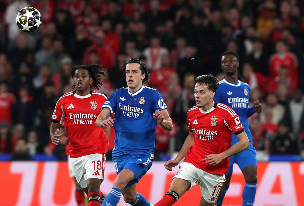 Benfica Vs Real Madrid UEFA Champions League Playoff-Alvaro Carreras