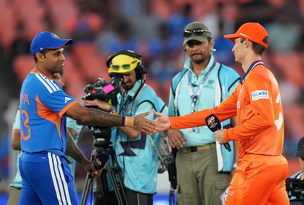 India Vs Netherlands ICC T20 World Cup Cricket-Suryakumar Yadav