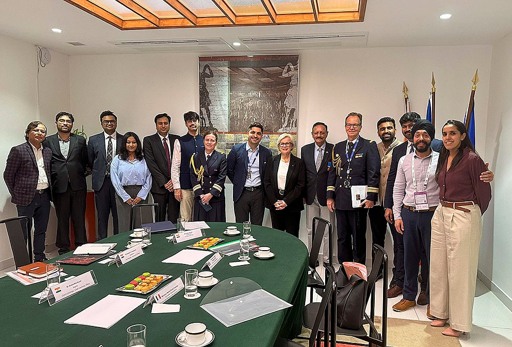 French Defence Minister Catherine Vautrin in Delhi