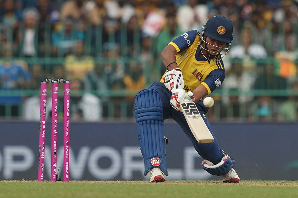 Zimbabwe Sri Lanka T20 WCup Cricket Dunith Wellalage