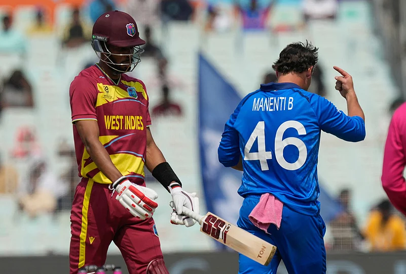 West Indies vs Italy T20 World Cup Cricket match-Benjamin Manenti