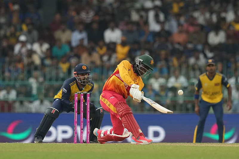 Sri Lanka Zimbabwe T20 WCup Cricket Tadiwanashe Marumani