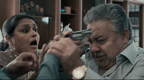 A Still of Manoj Pahwa And Supriya Pathak