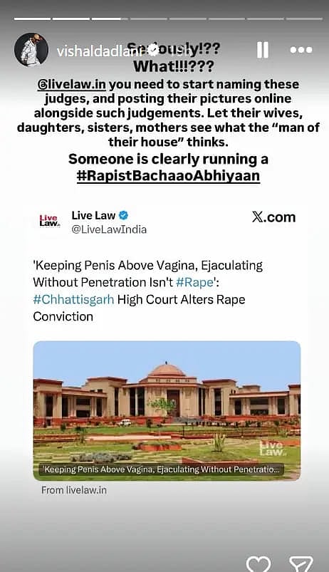 Vishal Dadlani slams Chhattisgarh High Court