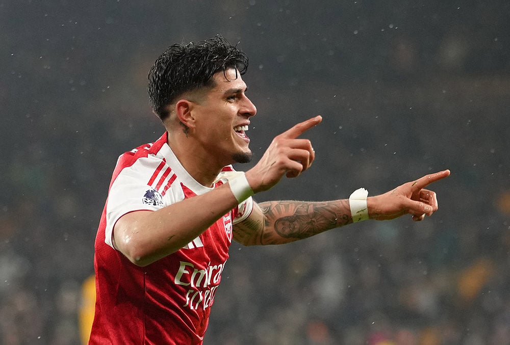 Wolves vs Arsenal English Premier League soccer-Piero Hincapie