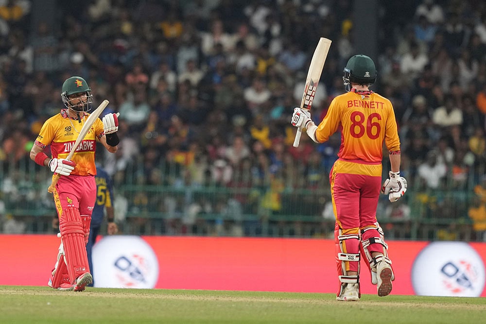 SL vs ZIM T20 WCup Cricket Brian Bennett