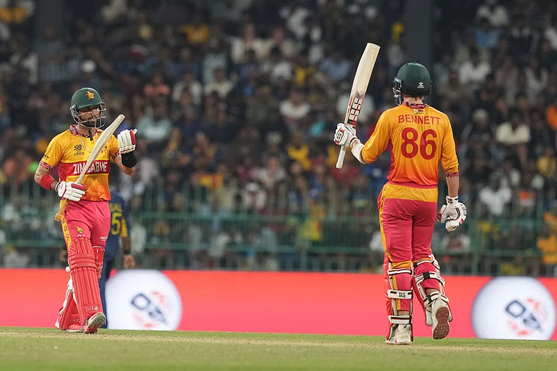 SL vs ZIM T20 WCup Cricket Brian Bennett