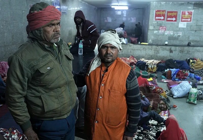 Hiralal Sahu with his uncle