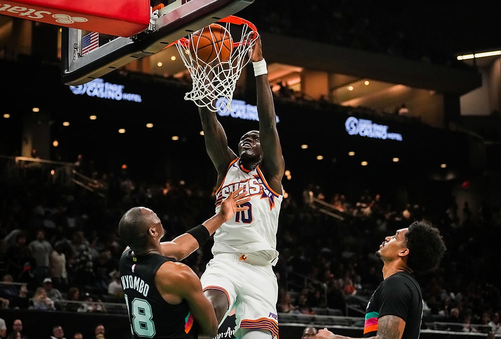 San Antonio Spurs Vs Phoenix Suns NBA basketball 2025-26-Khaman Maluach