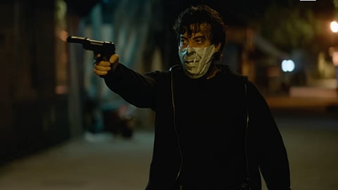 A Still of Rahul In Action