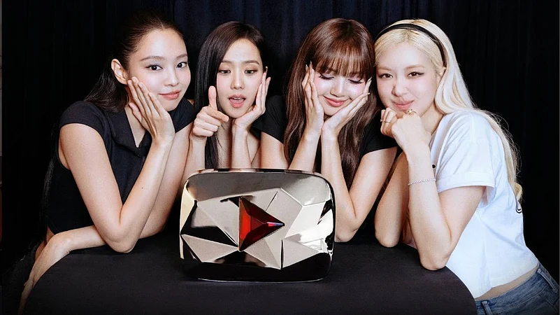 BLACKPINK with their Red Diamond